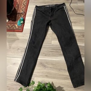 Hot Topic Striped Skinny Jeans